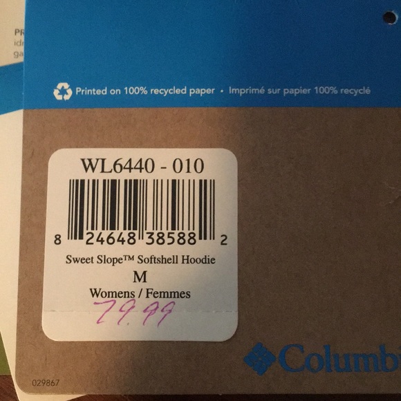 Columbia Sweet Slope Soft shell Hoodie jacket - Picture 6 of 7